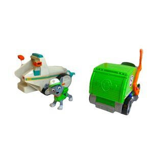 Odd Lot PAW Patrol ROCKY And Recycling Truck EVEREST Snow Mobile Vehicle
